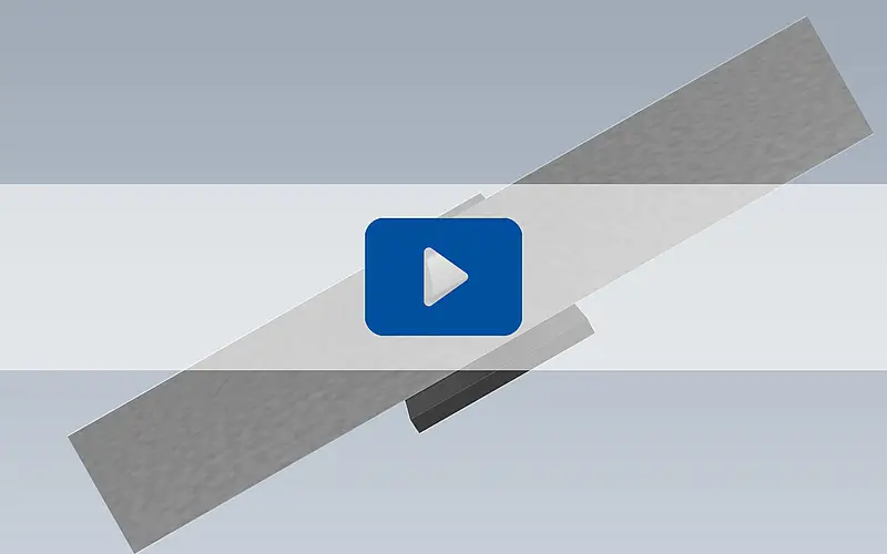 Illustration of a sanding belt joint being pressed