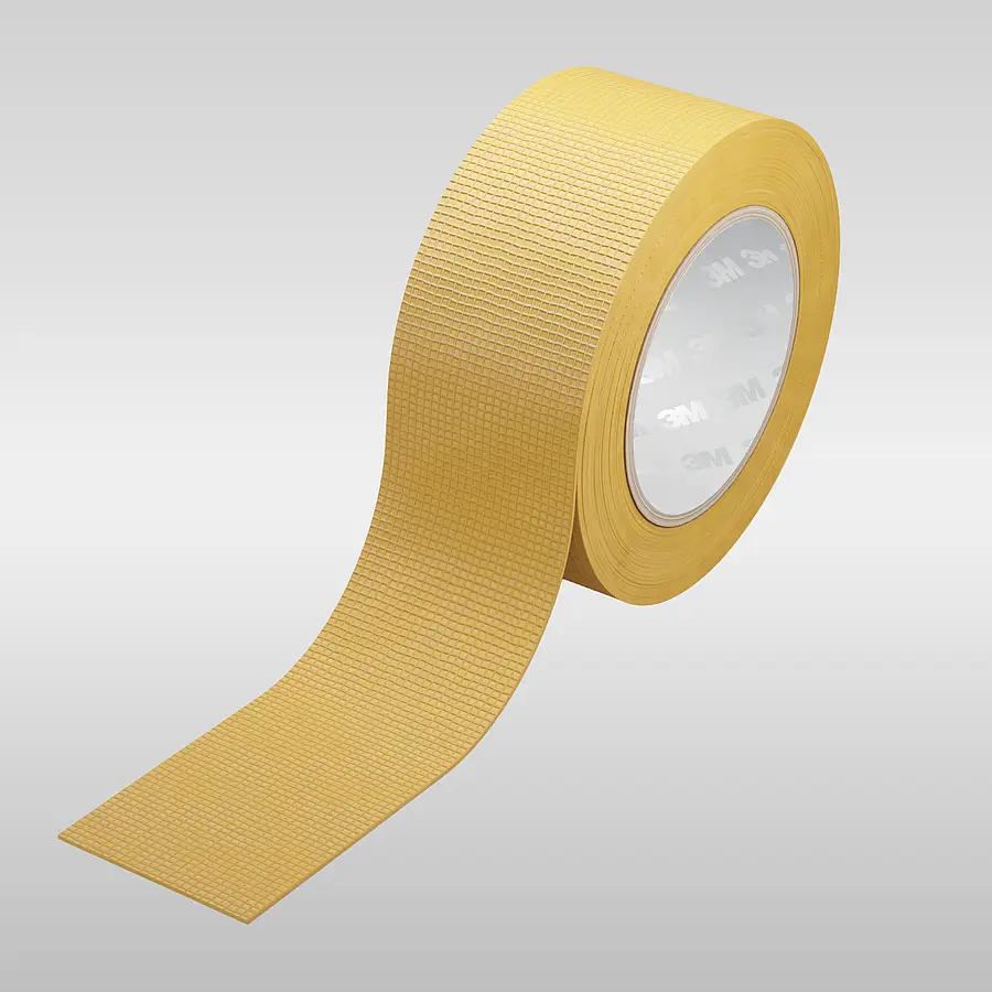 Illustration of a single-sided adhesive tape roll
