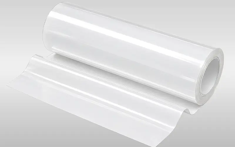 Polymer film roll used to discuss the delivery format