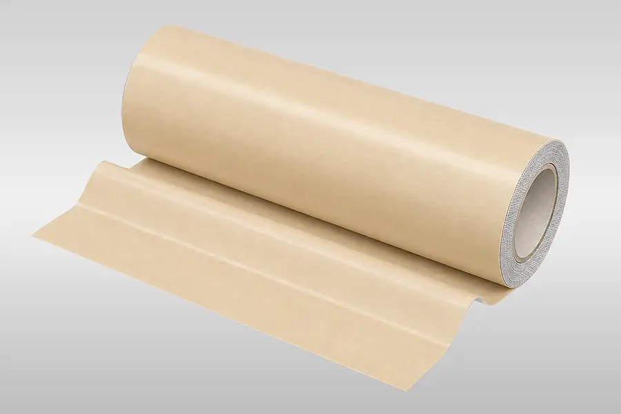 Illustration of a double-sided fabric tape roll